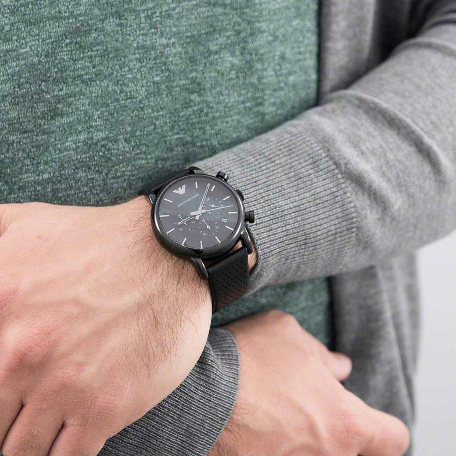 EMPORIO ARMANI AR1737 Classic Chronograph Black Dial Men's Watch EMPORIO ARMANI AR1737 Classic Chronograph Black Dial Men's Watch